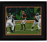 Joe Burrow Signed Bengals Custom Framed Photo (Fanatics) at PristineAuction.com