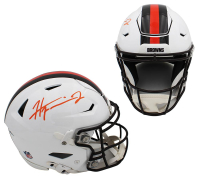 Harold Fannin Signed Browns Full-Size Authentic On-Field Alternate Speedflex Helmet (JSA) at PristineAuction.com