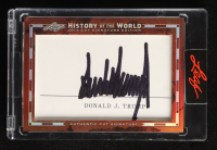 Donald J. Trump 2016 Leaf History of the World Cut Signature Edition #NNO at PristineAuction.com