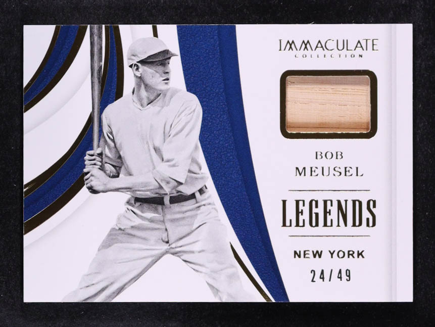 Bob Meusel 2019 Immaculate Collection Legends Materials #23 #24/49 at PristineAuction.com Bob Meusel 2019 Immaculate Collection Legends Materials #23 #24/49 at PristineAuction.com