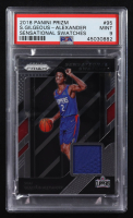 Shai Gilegous-Alexander 2018-19 Panini Prizm Sentastional Swatches #95 RC (PSA 9) at PristineAuction.com