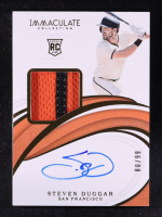 Steven Duggar 2019 Immaculate Collection #33 #90/99 JSY AU RC at PristineAuction.com