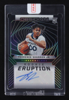 Terrence Shannon Jr. 2024-25 Panini Obsidian Rookie Eruption Autographs #22 #007/149 RC at PristineAuction.com