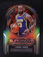 LeBron James 2020-21 Panini Obsidian Supernova Electric Etch Orange #1 #33/35 at PristineAuction.com