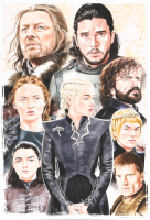 "Game of Thrones" 13x19 Lithograph by Tony Santiago (PA) at PristineAuction.com