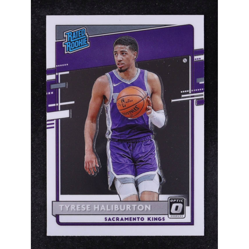 Tyrese Haliburton 2020-21 Donruss Optic #162 RR RC at PristineAuction.com