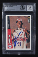 Allen Iverson Signed 1996-97 Collector's Choice #301 RC (BGS Encapsulated) at PristineAuction.com