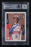 Allen Iverson Signed 1996-97 Collector's Choice #301 RC (BGS Encapsulated) at PristineAuction.com