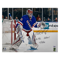 Igor Shesterkin Signed Rangers 16x20 Photo Inscribed "NHL Debut 7/7/20" (Fanatics) at PristineAuction.com