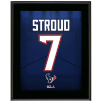 C.J. Stroud Texans Jersey Number Framed Plaque at PristineAuction.com