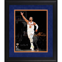 Jalen Brunson Knicks Custom Framed Spotlight Photo at PristineAuction.com
