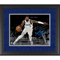 Kyrie Irving Mavericks Custom Framed Spotlight Photo at PristineAuction.com