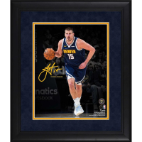 Nikola Jokic Nuggets Custom Framed Spotlight Photo at PristineAuction.com