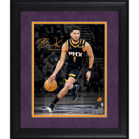 Devin Booker Suns Custom Framed Spotlight Photo at PristineAuction.com