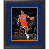 Jalen Williams Thunder Custom Framed Spotlight Photo at PristineAuction.com