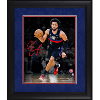 Cade Cunningham Pistons Custom Framed Spotlight Photo at PristineAuction.com