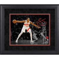 Scottie Barnes Raptors Custom Framed Spotlight Photo at PristineAuction.com