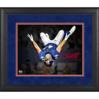 Cam Skattebo Giants Custom Framed Spotlight Photo at PristineAuction.com