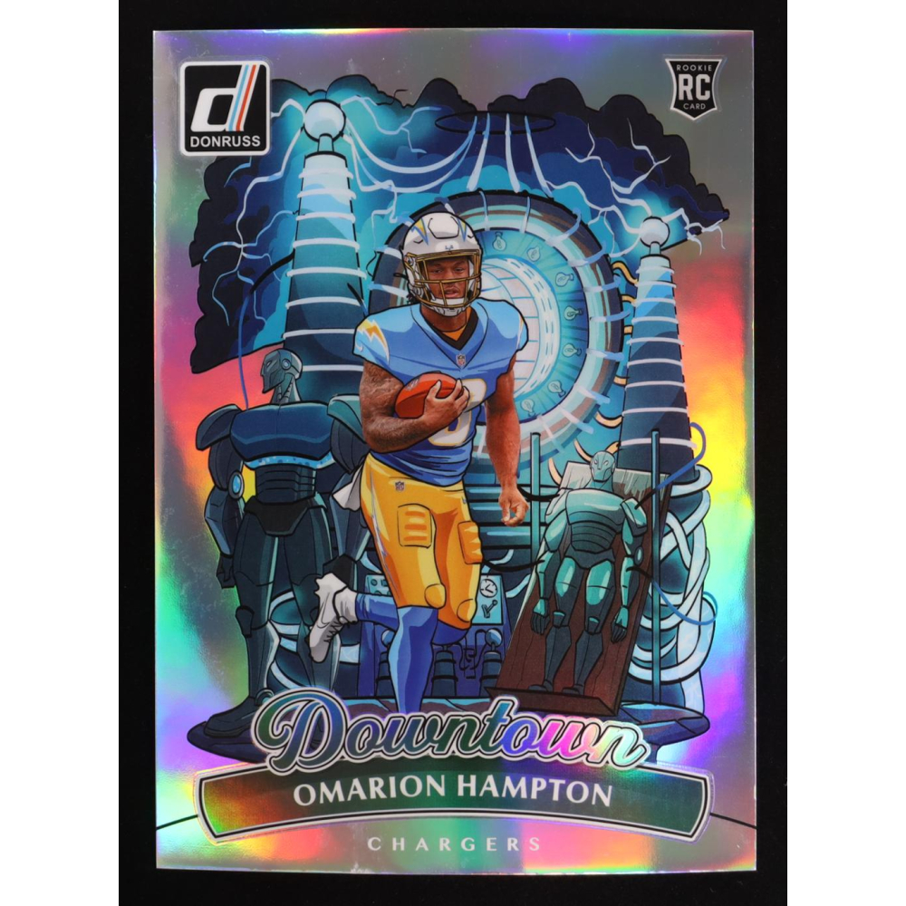 Omarion Hampton 2025 Donruss Downtown! Oversize #16 RC at PristineAuction.com