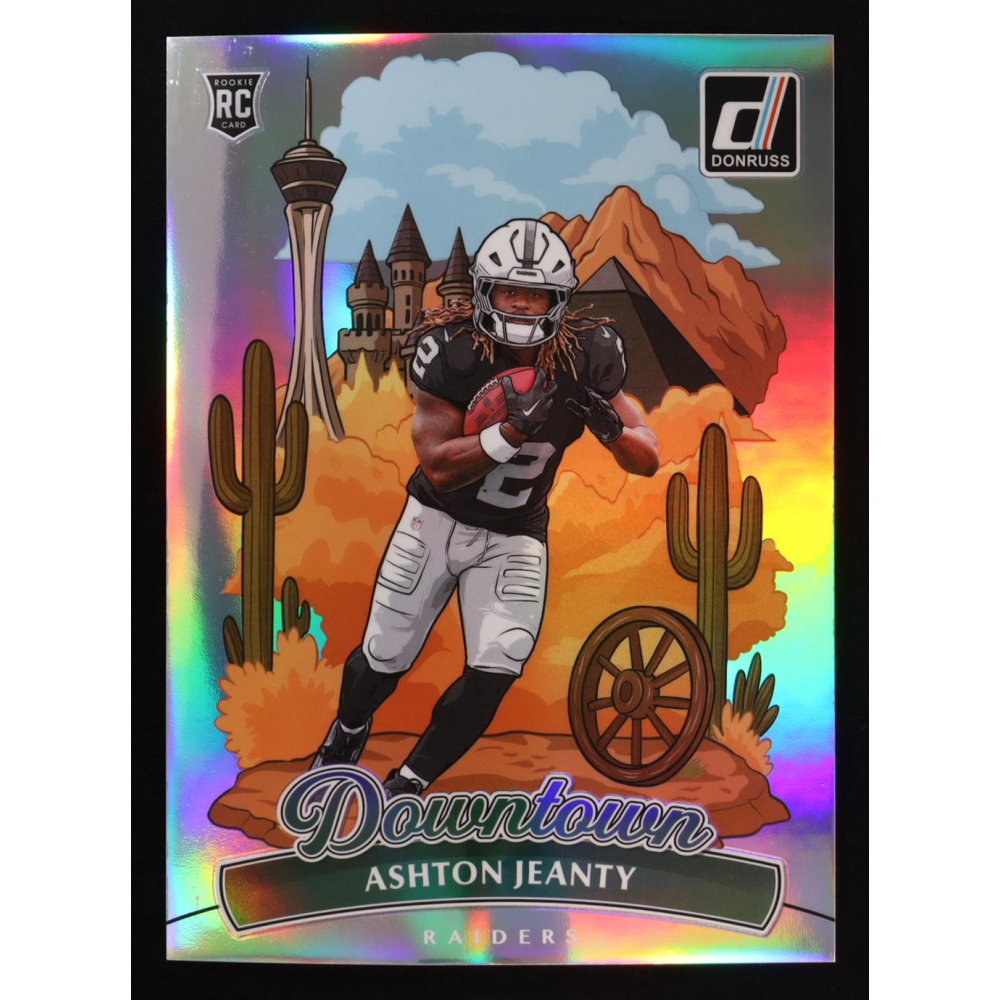 Ashton Jeanty 2025 Donruss Downtown! Oversize #11 RC at PristineAuction.com