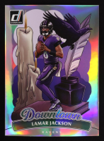Lamar Jackson 2025 Donruss Downtown! Oversized #1 at PristineAuction.com