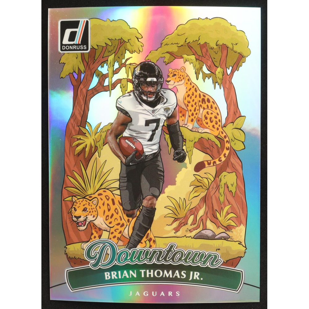 Brian Thomas Jr. 2025 Donruss Downtown! Oversize #2 at PristineAuction.com