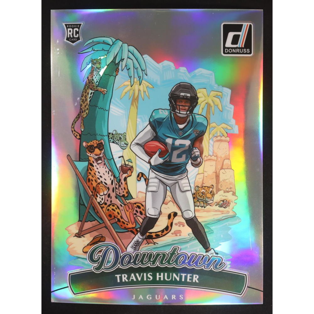 Travis Hunter 2025 Donruss Downtown! Oversize #13 RC at PristineAuction.com