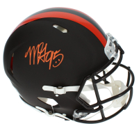 Myles Garrett Signed Browns Full-Size Authentic On-Field Alternate Speed Helmet (Beckett) at PristineAuction.com