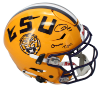 Odell Beckham Jr. Signed LSU Tigers Full-Size Authentic On-Field Speedflex Helmet Inscribed "Geaux Tigers" (Beckett) at PristineAuction.com