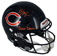 DJ Moore Signed Bears Full-Size Authentic On-Field Rave Speedflex Helmet Inscribed "Bear Down!" (Beckett) at PristineAuction.com