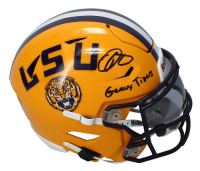 Odell Beckham Jr. Signed LSU Tigers Mid-Size Speedflex Helmet Inscribed "Geaux Tigers" (Beckett) at PristineAuction.com