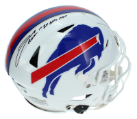 Josh Allen Signed Bills Full-Size Authentic On-Field SpeedFlex Helmet Inscribed "24 NFL MVP" (Beckett) at PristineAuction.com