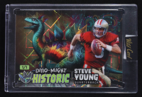 Steve Young 2024 Wild Card Alumination Dino-Might Lazer #SY #1/1 at PristineAuction.com