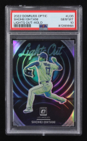Shohei Ohtani 2022 Donruss Optic Lights Out Holo #6 (PSA 10) at PristineAuction.com