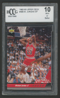 Michael Jordan 1992 Upper Deck Game Faces #488 (BCCG 10 at PristineAuction.com