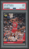Michael Jordan 1992 Upper Deck Game Faces #488 (PSA 9) at PristineAuction.com