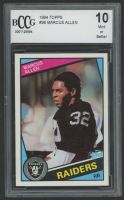Marcus Allen 1984 Topps #98 (BCCG 10) at PristineAuction.com