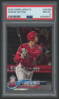 Shohei Ohtani 2018 Topps Update #US189 HL RC (PSA 8) at PristineAuction.com