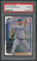 Clayton Kershaw 2015 Bowman #1 (PSA 10) at PristineAuction.com