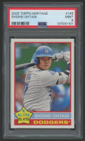 Shohei Ohtani 2025 Topps Heritage #148 (PSA 9) at PristineAuction.com