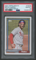 Bryce Harper 2021 Topps Update / 1992 Topps Redux #T9235 (PSA 10) at PristineAuction.com