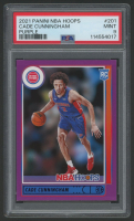Cade Cunningham 2021 Hoops Purple #201 RC (PSA 9) at PristineAuction.com
