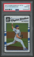 Clayton Kershaw 2017 Donruss Optic #108 (PSA 10) at PristineAuction.com