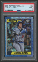 Shohei Ohtani 2025 Topps Chrome Silver Pack #50 (PSA 9) at PristineAuction.com