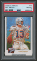 Dan Marino 2008 Upper Deck Heroes #210 (PSA 10) at PristineAuction.com