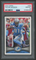 Calvin Johnson 2012 Topps #400 (PSA 10) at PristineAuction.com