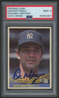Don Mattingly Signed 1984 Donruss #248 RC (PSA | Auto 9) at PristineAuction.com
