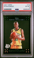 Kevin Durant 2007-08 Topps #112 RC (PSA 6) at PristineAuction.com