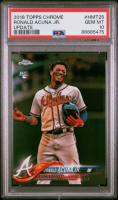 Ronald Acuna Jr. 2018 Topps Chrome Update #HMT25 RC (PSA 10) at PristineAuction.com