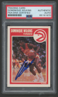 Dominique Wilkins Signed 1989 Fleer #7 (PSA) at PristineAuction.com
